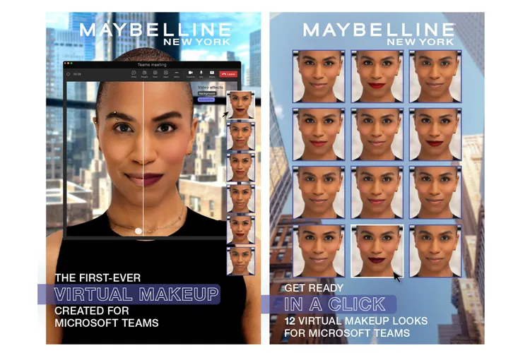 Microsoft añade filtros de 'maquillaje' Maybelline con inteligencia artificial a Teams Microsoft añade filtros de 'maquillaje' Maybelline con inteligencia artificial a Teams