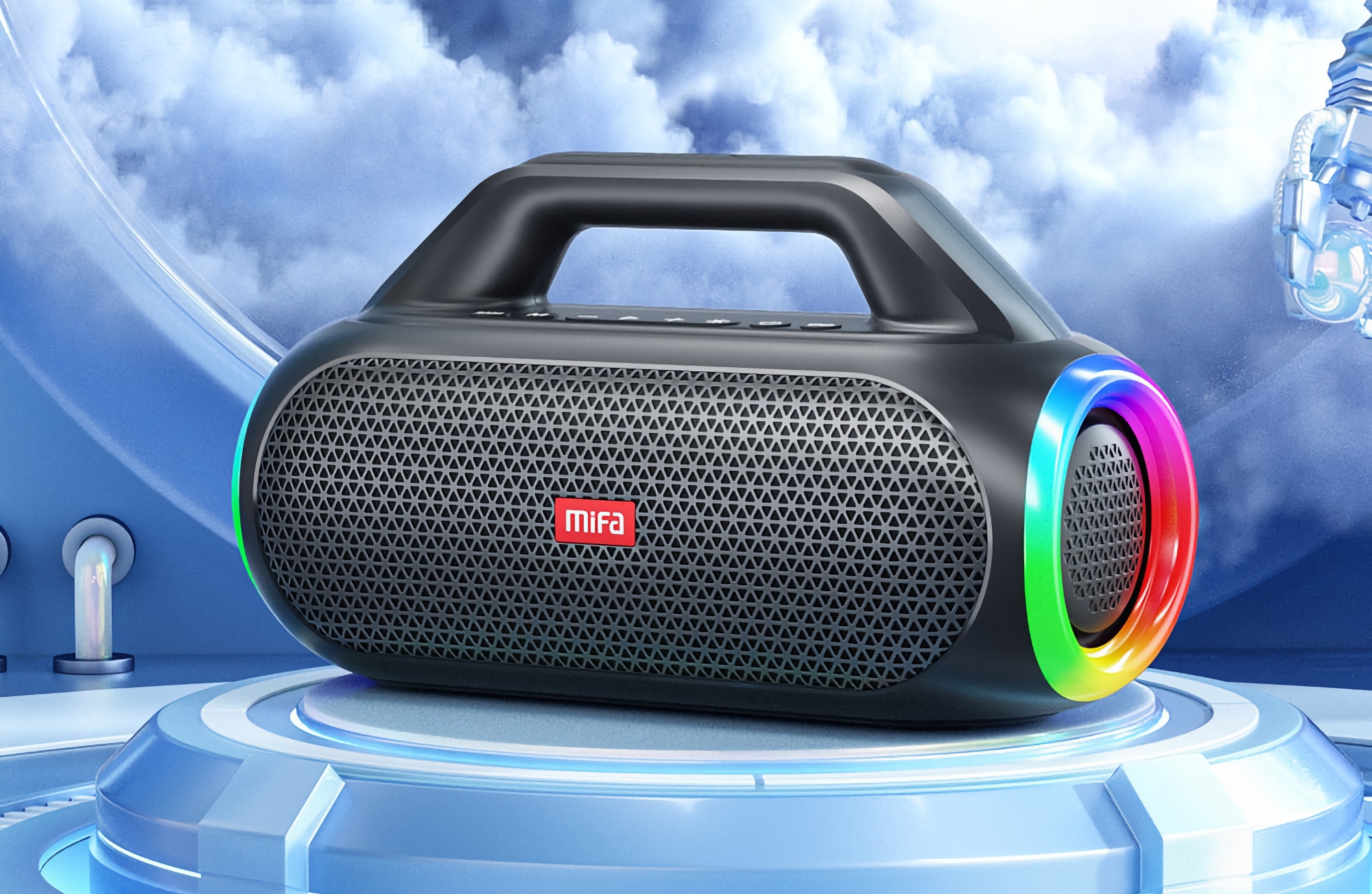 Mifa WildBox: altavoz inalámbrico de 60 W con retroiluminación dinámica, protección IPX7 y función powerbank por menos de $ 100 Mifa WildBox: altavoz inalámbrico de 60 W con retroiluminación dinámica, protección IPX7 y función powerbank por menos de $ 100