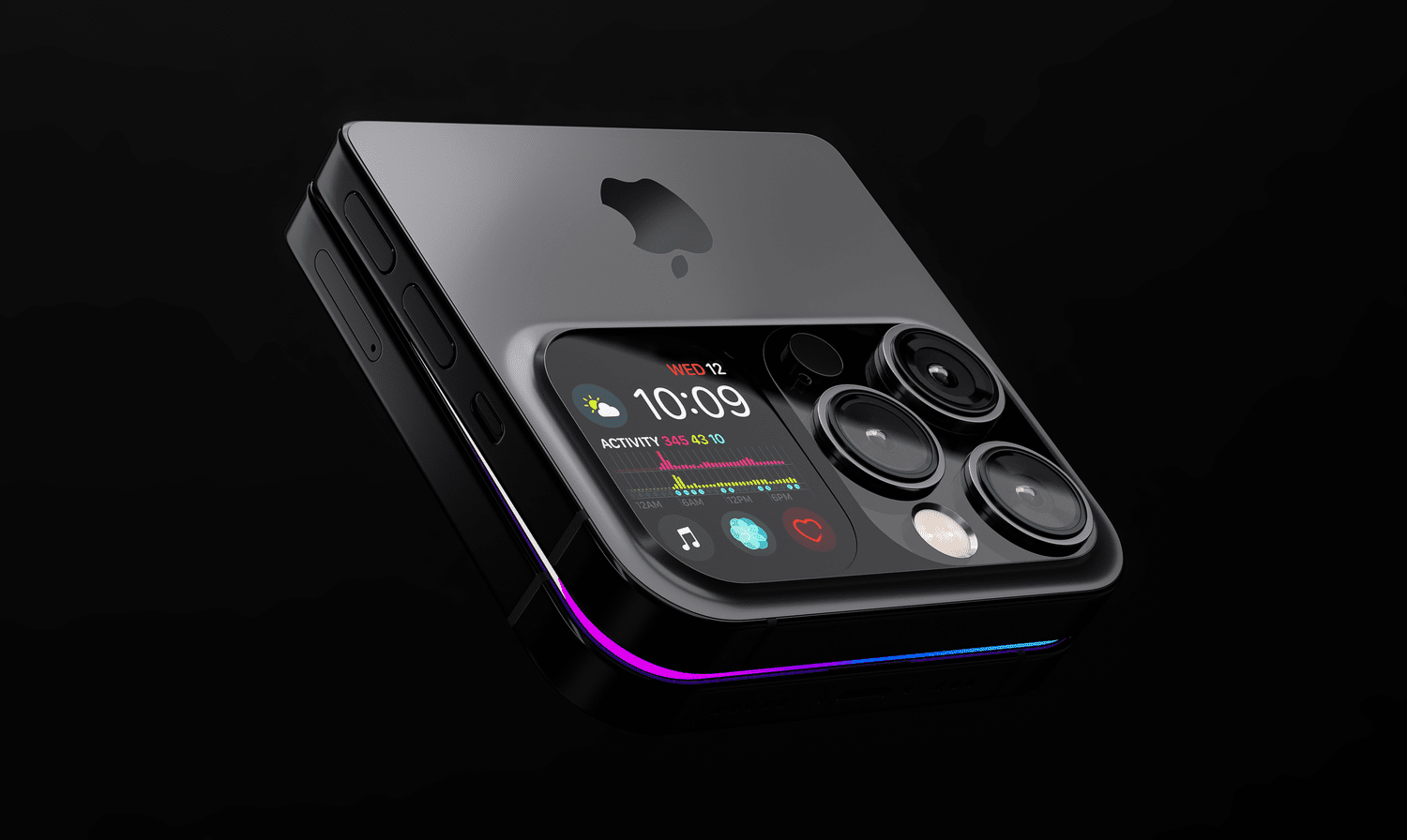 Apilando el futuro: cómo es el nuevo concepto de iPhone