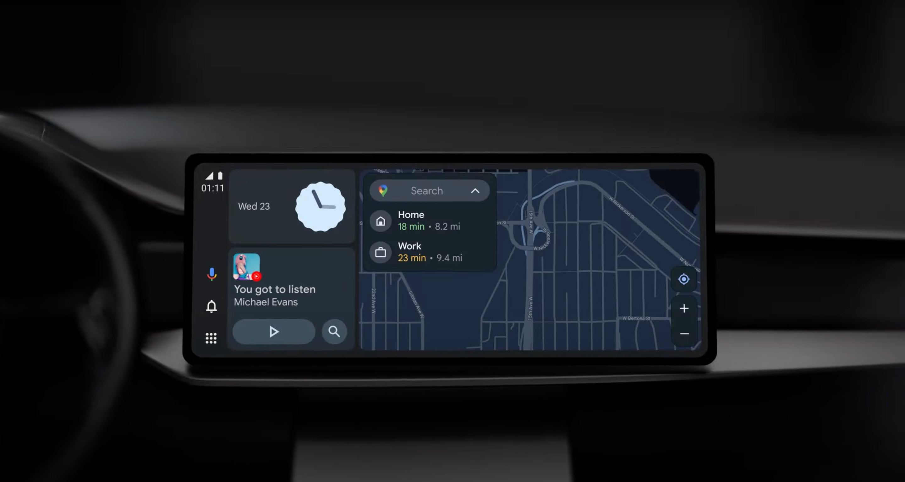 Google presentó una nueva versión de Android Auto Google presentó una nueva versión de Android Auto