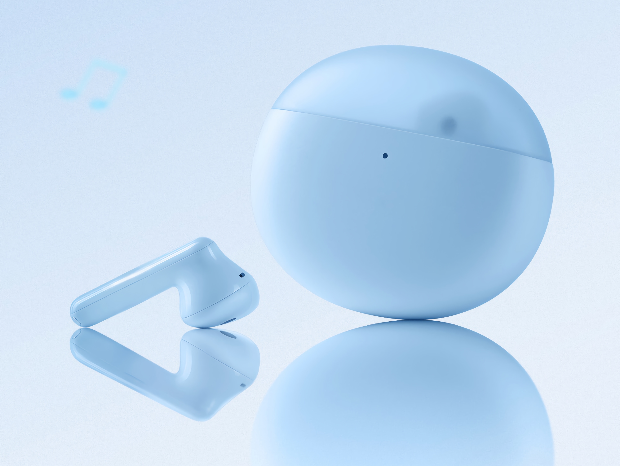OPPO presenta una nueva versión de los auriculares Enco Air 2 TWS en Clear Sky Blue OPPO presenta una nueva versión de los auriculares Enco Air 2 TWS en Clear Sky Blue
