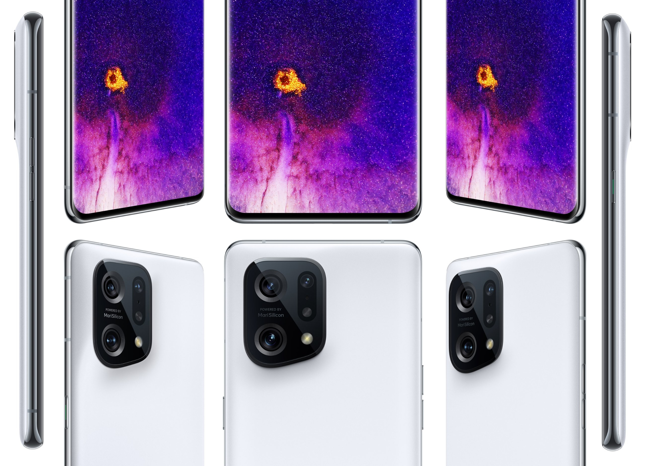 Una fuente mostró cómo se verá el teléfono inteligente OPPO Find X5 Una fuente mostró cómo se verá el teléfono inteligente OPPO Find X5