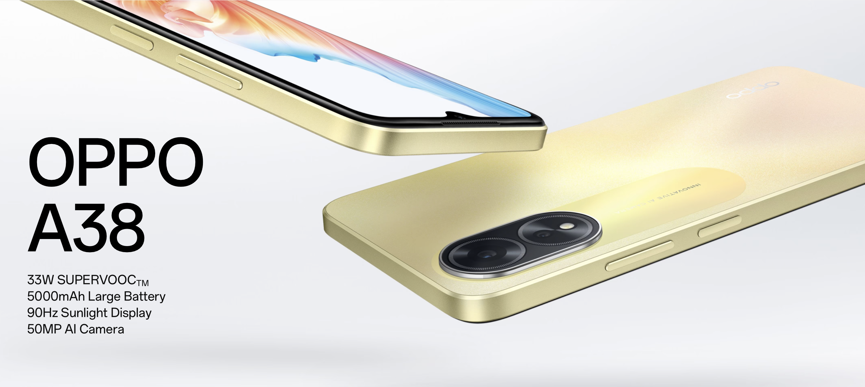 Cuánto costará el OPPO A38 con pantalla LCD de 90 Hz, chip Helio G85, cámara de 50 MP y batería de 5000 mAh Cuánto costará el OPPO A38 con pantalla LCD de 90 Hz, chip Helio G85, cámara de 50 MP y batería de 5000 mAh
