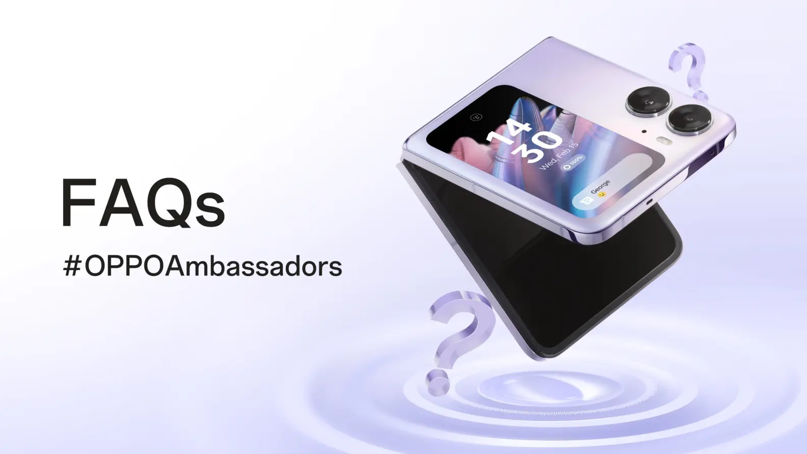 OPPO regalará el smartphone plegable Find N2 Flip. Pero sólo para probarlo OPPO regalará el smartphone plegable Find N2 Flip. Pero sólo para probarlo