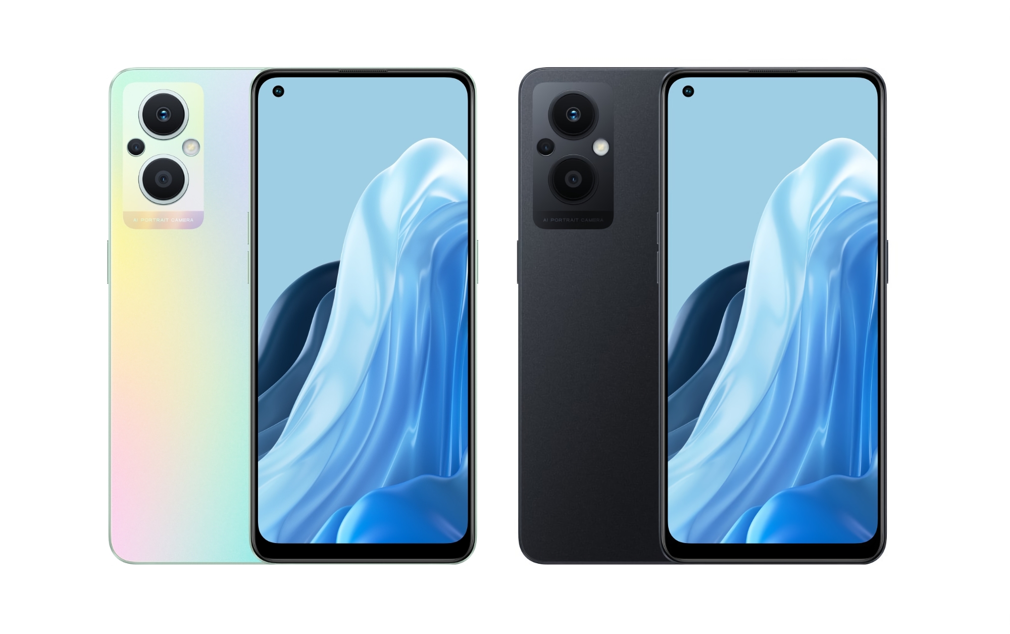 Una fuente mostró cómo se verá OPPO Reno 7 Z 5G en color negro y arcoíris Una fuente mostró cómo se verá OPPO Reno 7 Z 5G en color negro y arcoíris