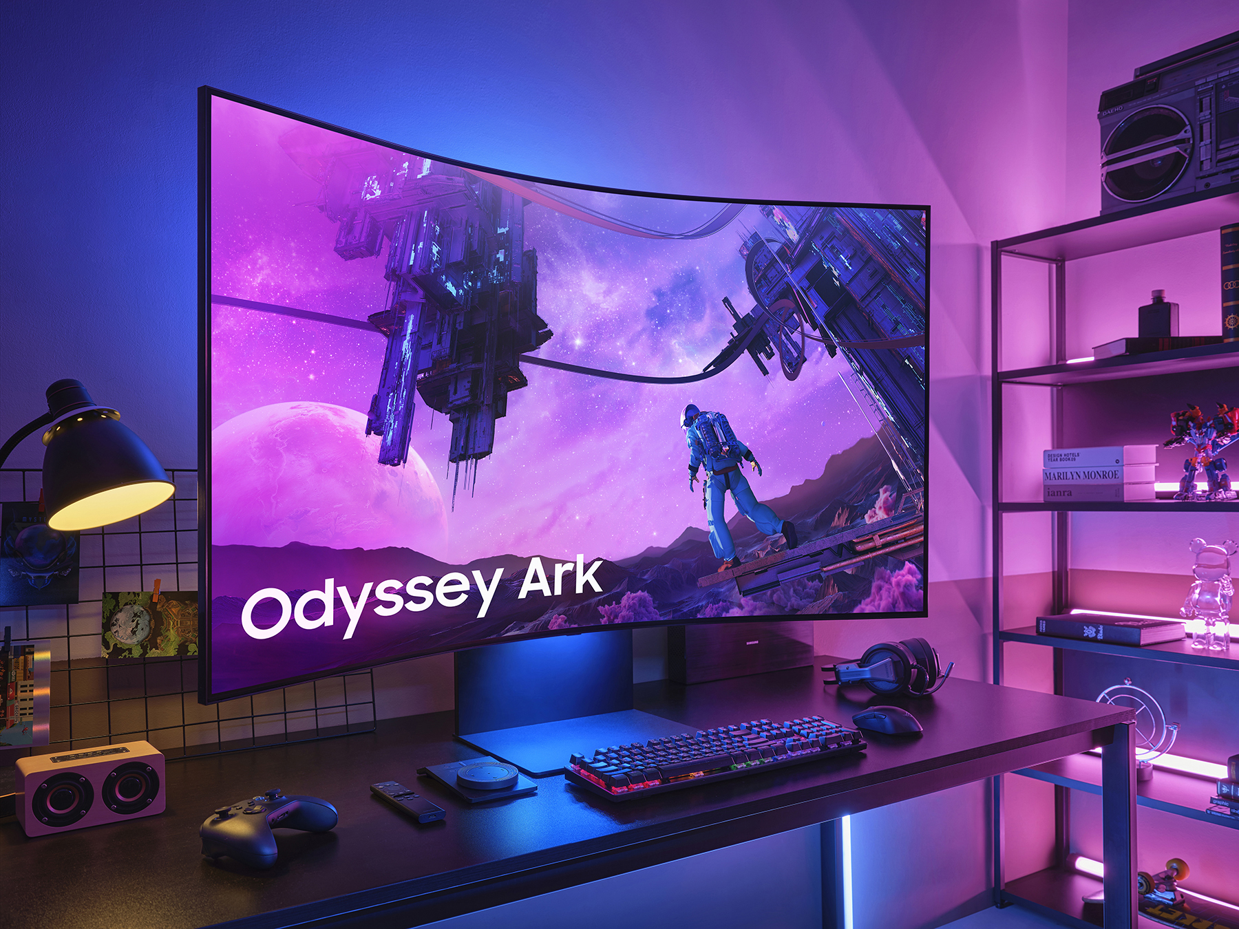 Samsung Odyssey Ark: un monitor con pantalla curva de 55 pulgadas y 165 Hz por 3500 dólares Samsung Odyssey Ark: un monitor con pantalla curva de 55 pulgadas y 165 Hz por 3500 dólares