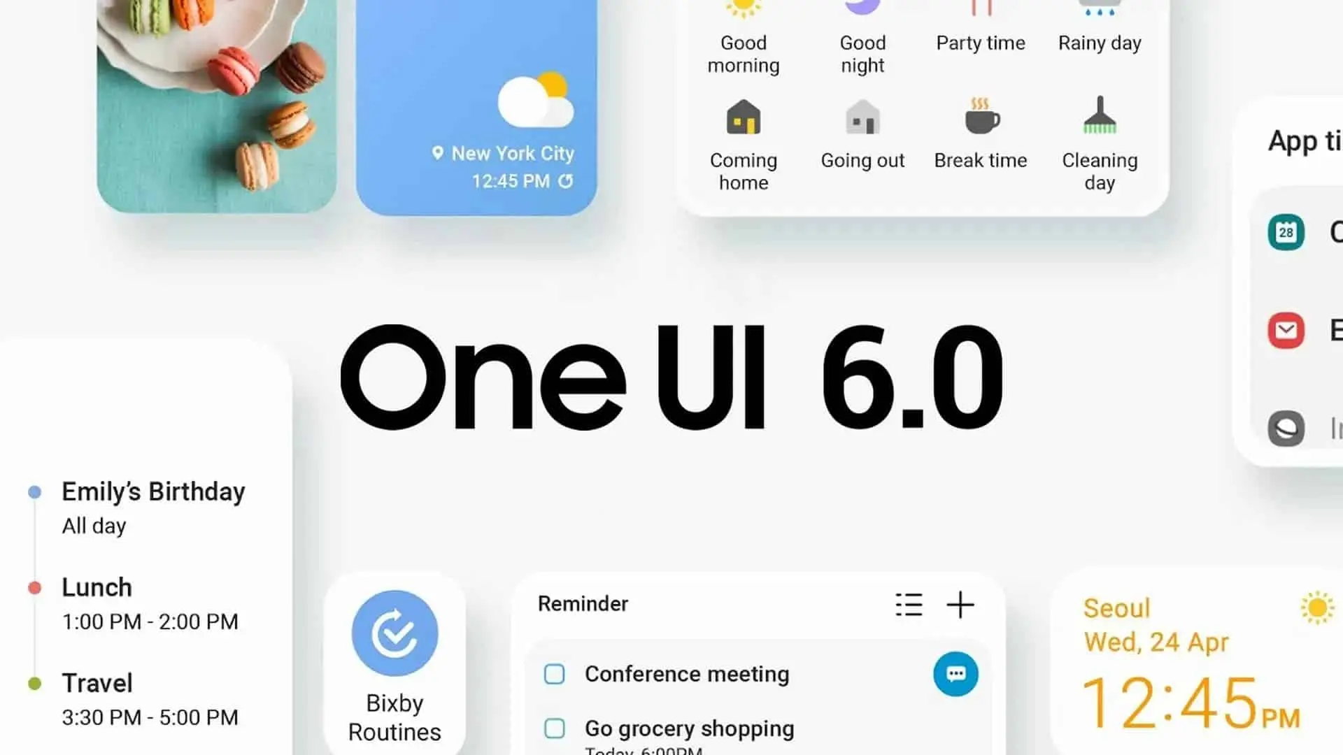 18 smartphones Samsung han recibido el firmware estable One UI 6.0 con el sistema operativo Android 14