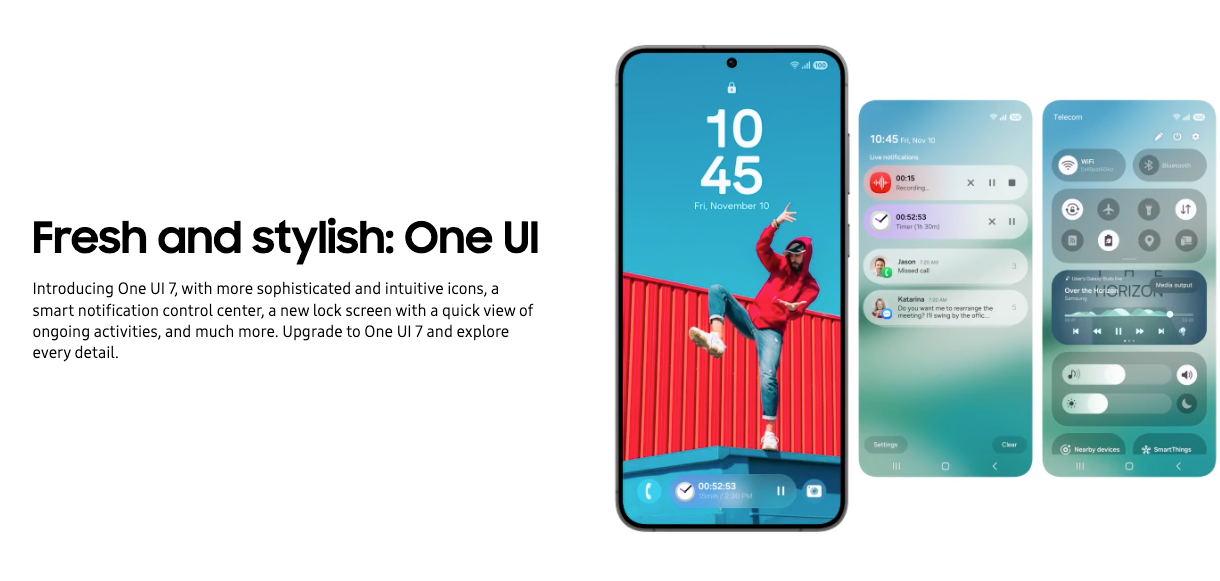 Samsung actualiza la interfaz: un primer vistazo a través de capturas de pantalla Un nuevo nivel de innovación: lo que revelan las capturas de pantalla del sitio web de Samsung