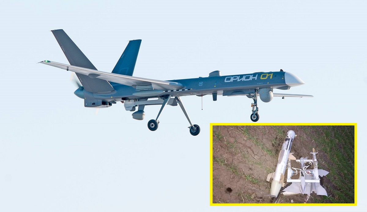 Las Fuerzas Armadas ucranianas destruyen un dron ruso Orion muy poco común equipado con una bomba aérea guiada KAB-20 Las Fuerzas Armadas ucranianas destruyen un dron ruso Orion muy poco común equipado con una bomba aérea guiada KAB-20