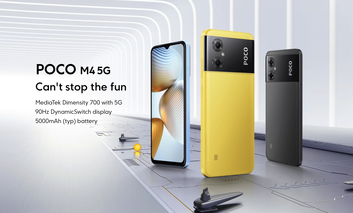 Lanzamiento del POCO M4 5G en el mercado mundial: chip MediaTek Dimensity 700, pantalla de 90Hz y batería de 5000mAh por 219 euros Lanzamiento del POCO M4 5G en el mercado mundial: chip MediaTek Dimensity 700, pantalla de 90Hz y batería de 5000mAh por 219 euros