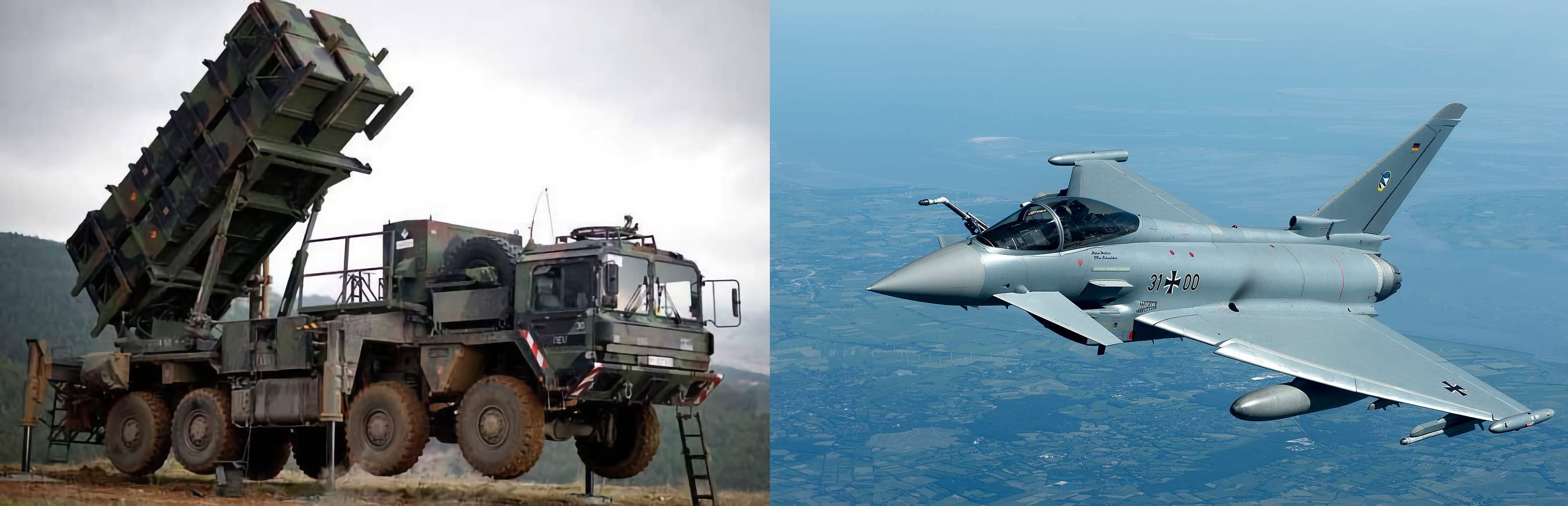 Alemania volverá a desplegar sus cazas Eurofighter Typhoon y sistemas Patriot en Polonia, se colocarán SAMs en la frontera con Ucrania