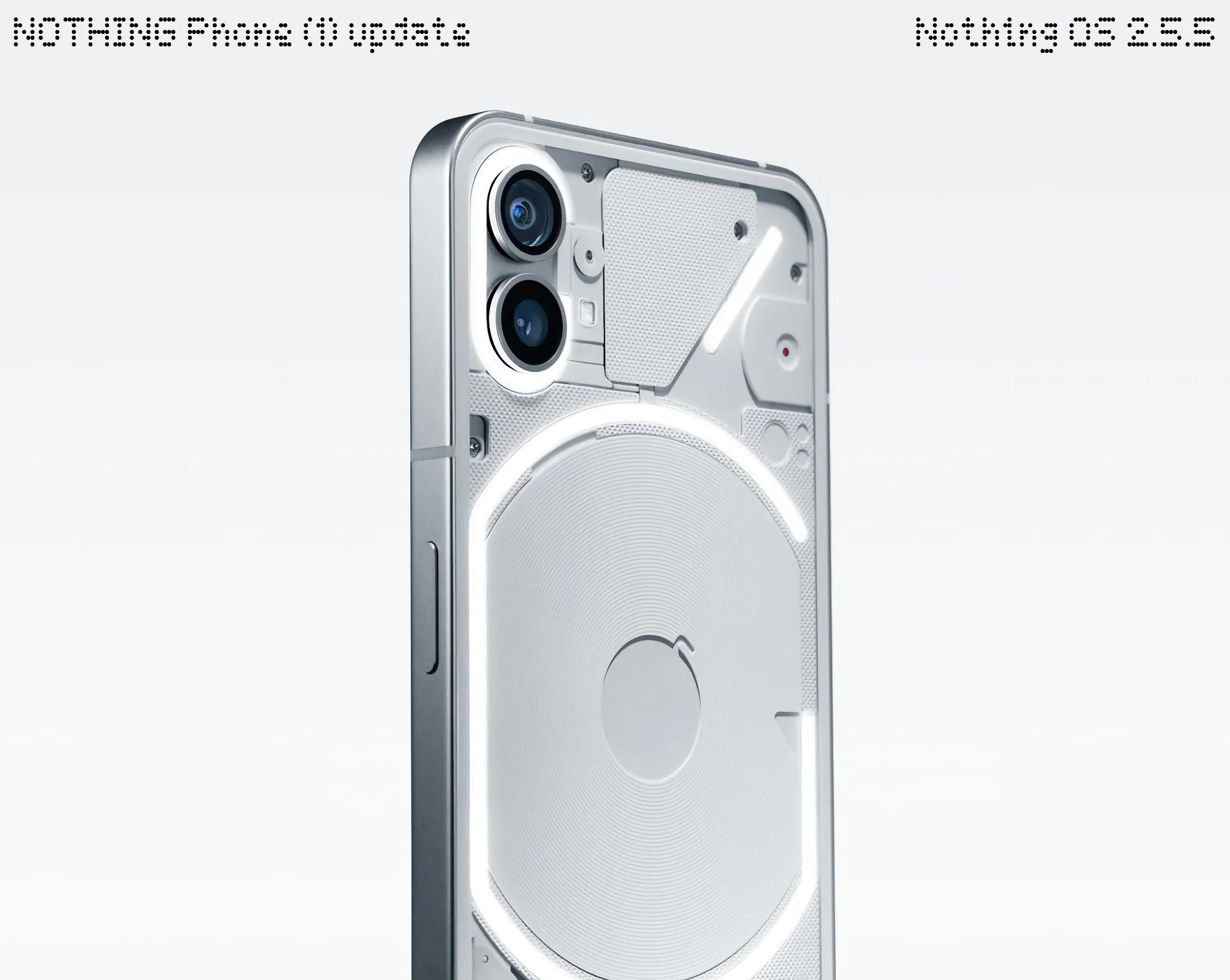 Nothing Phone (1) ha recibido Nothing OS 2.5.5: novedades Nothing Phone (1) ha recibido Nothing OS 2.5.5: novedades
