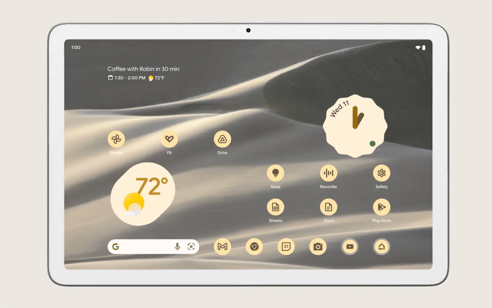 Rumores: El Pixel Tablet tendrá una pantalla de 11 pulgadas, compatibilidad con Wi-Fi 6 y hasta 256 GB de almacenamiento