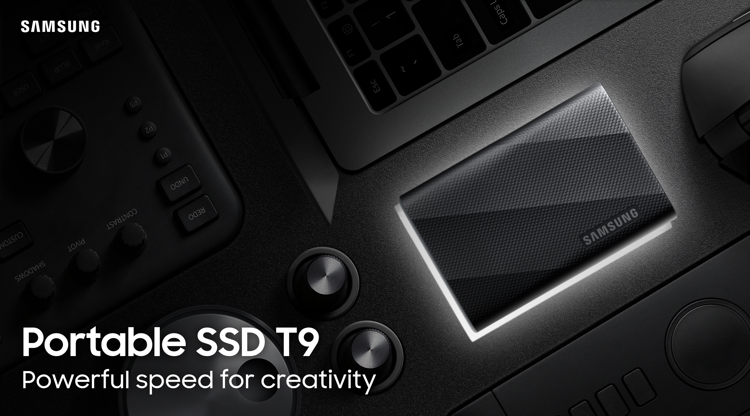 Samsung Portable SSD T9: capacidad de almacenamiento de hasta 4 TB, interfaz USB 3.2 Gen 2×2 y velocidades de lectura de hasta 2000 MB/seg. Samsung Portable SSD T9: capacidad de almacenamiento de hasta 4 TB, interfaz USB 3.2 Gen 2×2 y velocidades de lectura de hasta 2000 MB/seg.