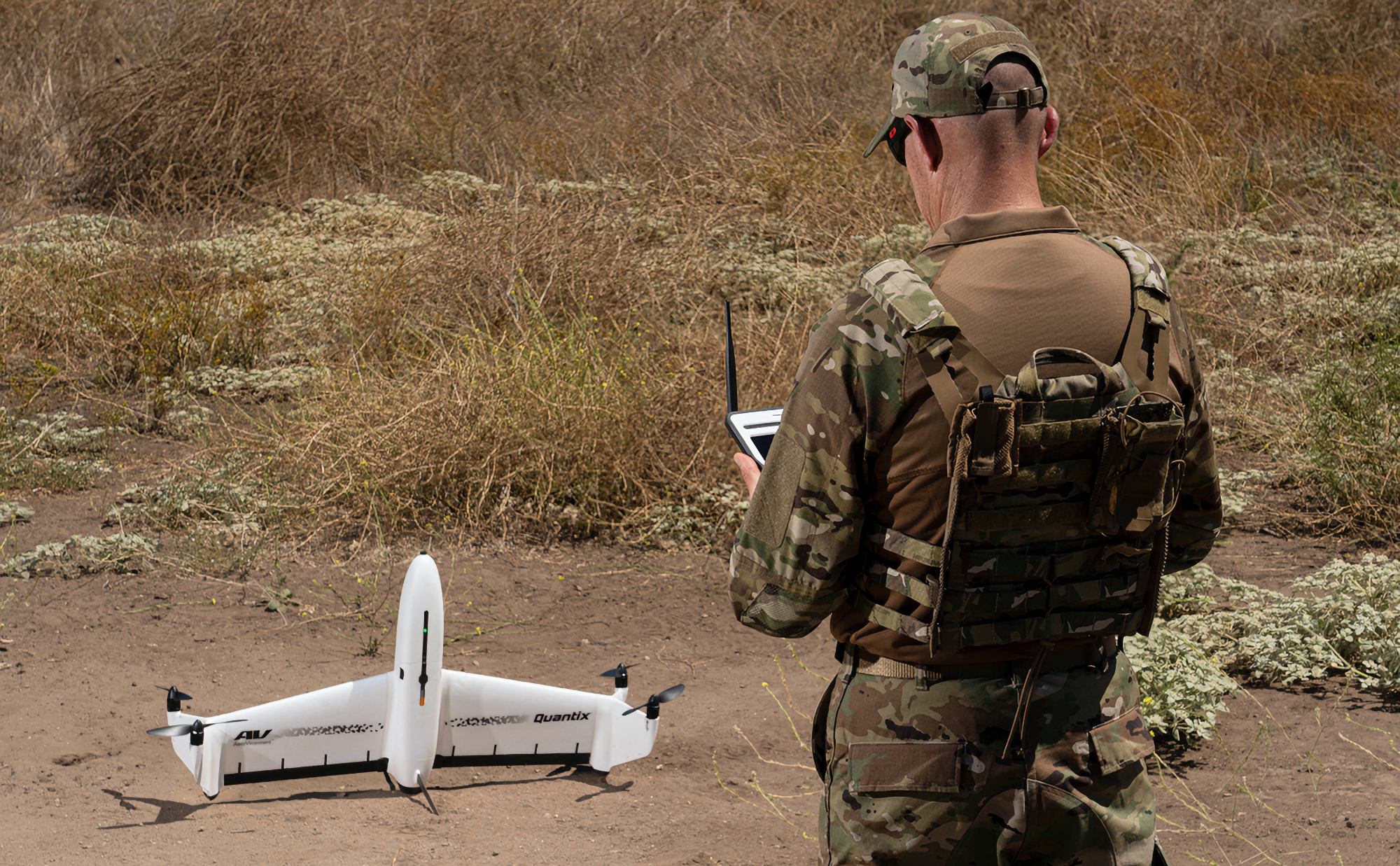Un raro UAV de reconocimiento Quantix Recon de Aerovironment fue visto en el frente de las Fuerzas Armadas de Ucrania Un raro UAV de reconocimiento Quantix Recon de Aerovironment fue visto en el frente de las Fuerzas Armadas de Ucrania