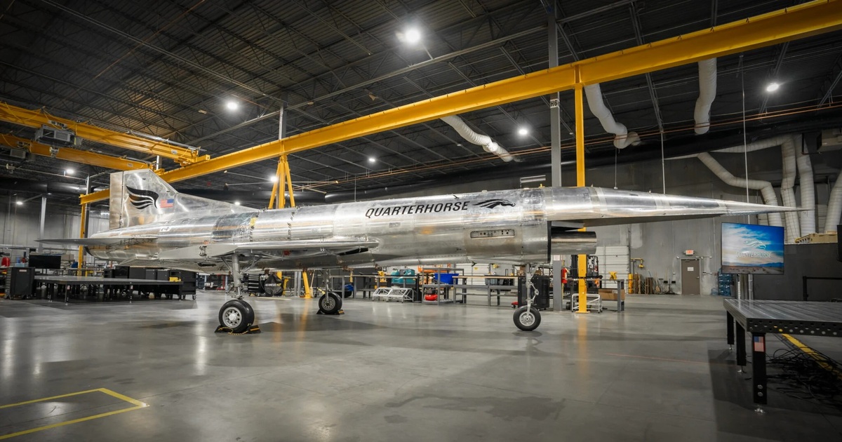 Se presenta en EE.UU. el avión no tripulado Quarterhorse Mk1 con propulsión a chorro