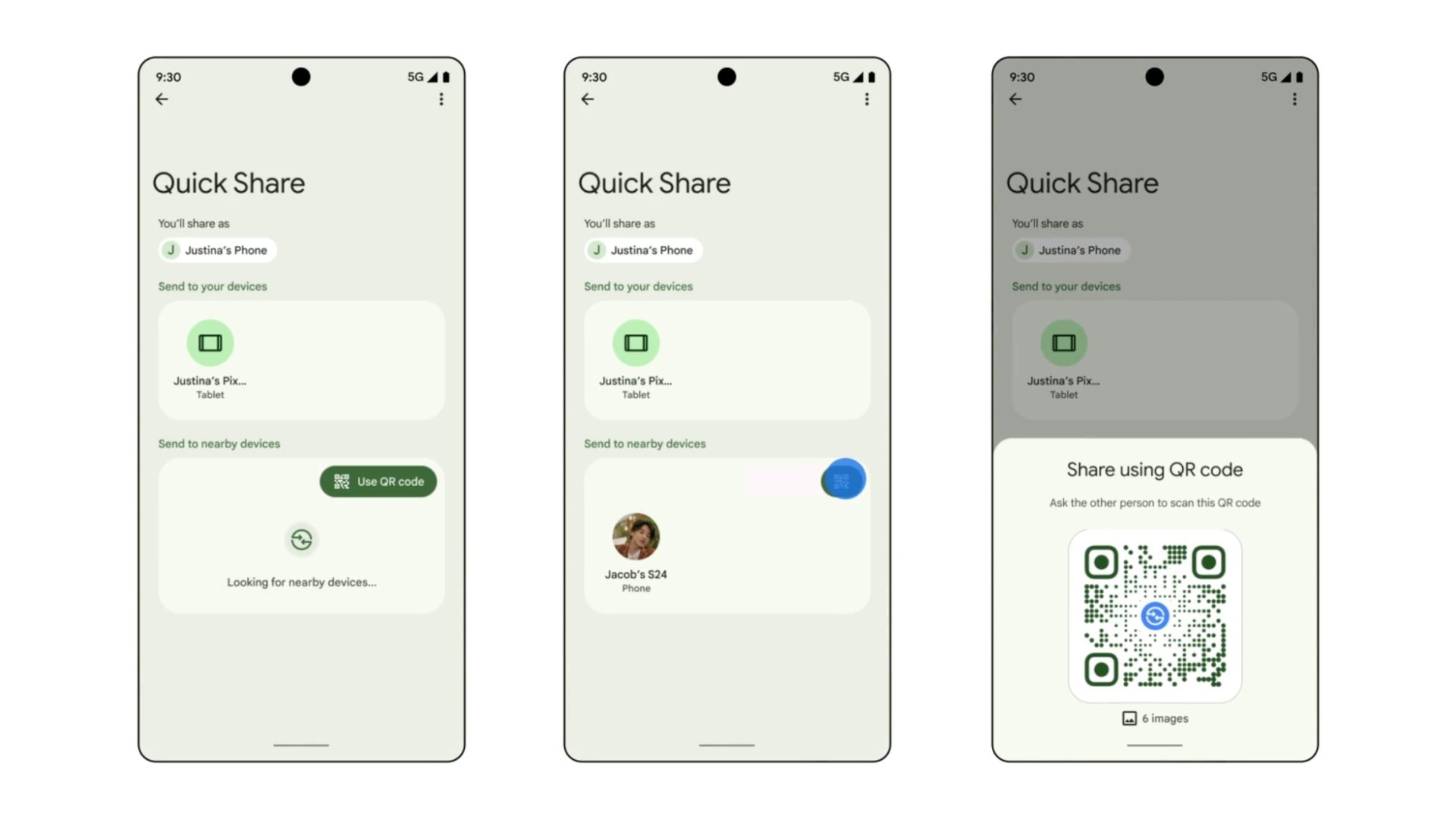 Nuevas funciones de Quick Share: un resumen detallado de la actualización