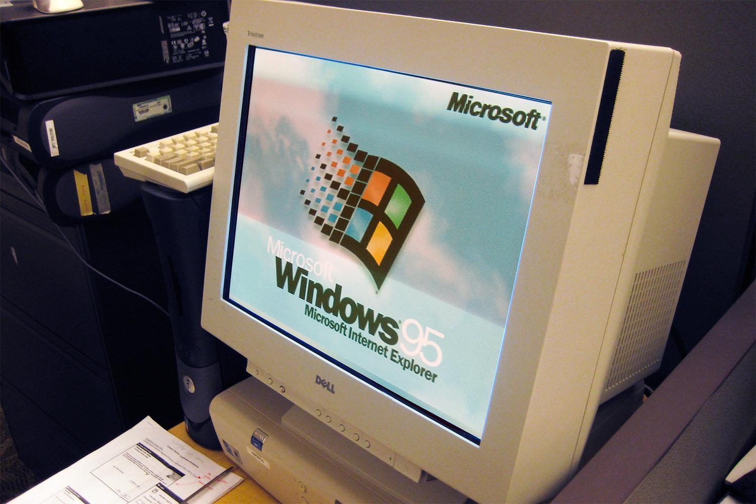 Las pestañas del Explorador se probaron en Windows 95 Las pestañas del Explorador se probaron en Windows 95