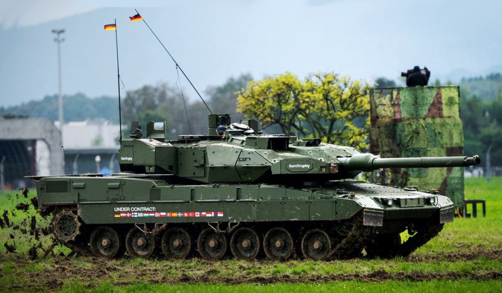 Los carros Leopard 2A8 para Alemania y Noruega irán equipados con Trophy, el sistema de defensa activa de mayor éxito Los carros Leopard 2A8 para Alemania y Noruega irán equipados con Trophy, el sistema de defensa activa de mayor éxito
