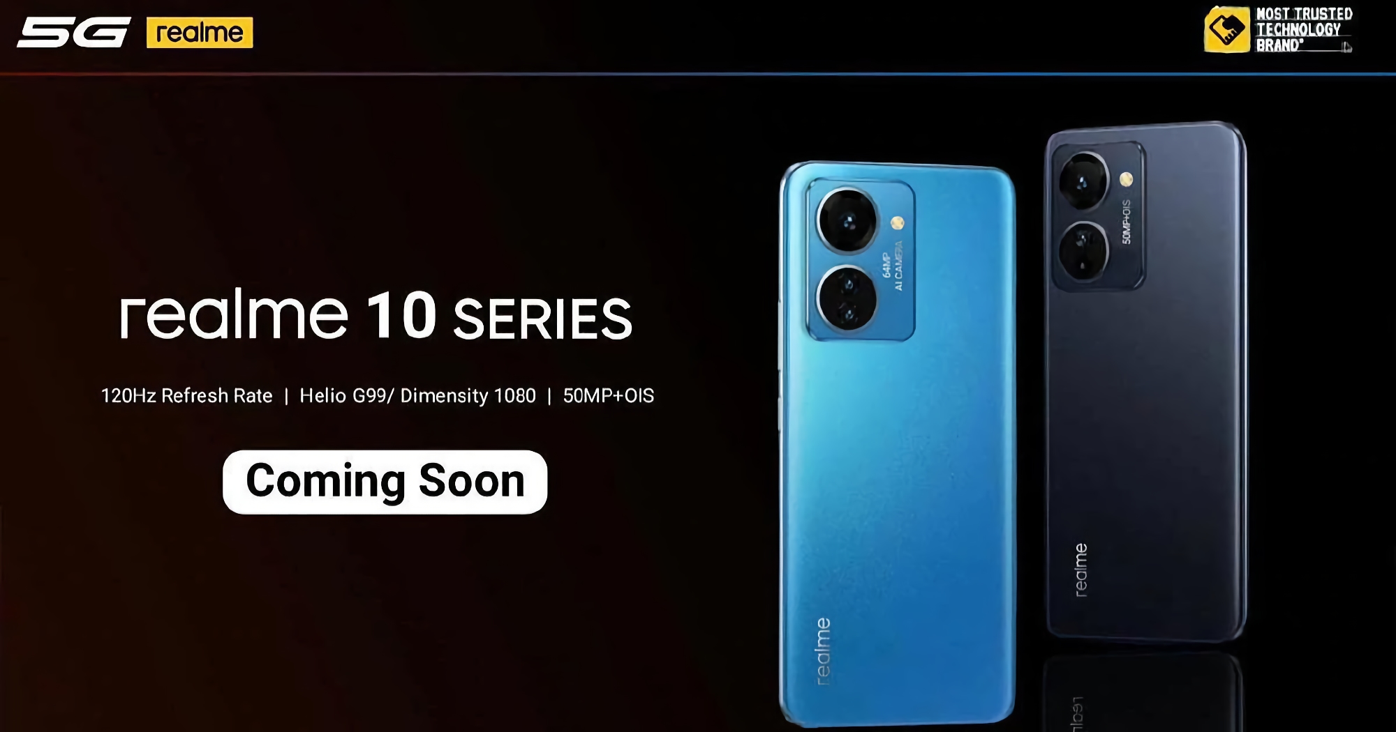Es oficial: la línea de teléfonos inteligentes realme 10 se dará a conocer en noviembre, uno de los modelos obtendrá un nuevo chip MediaTek Dimensity 1080 Es oficial: la línea de teléfonos inteligentes realme 10 se dará a conocer en noviembre, uno de los modelos obtendrá un nuevo chip MediaTek Dimensity 1080