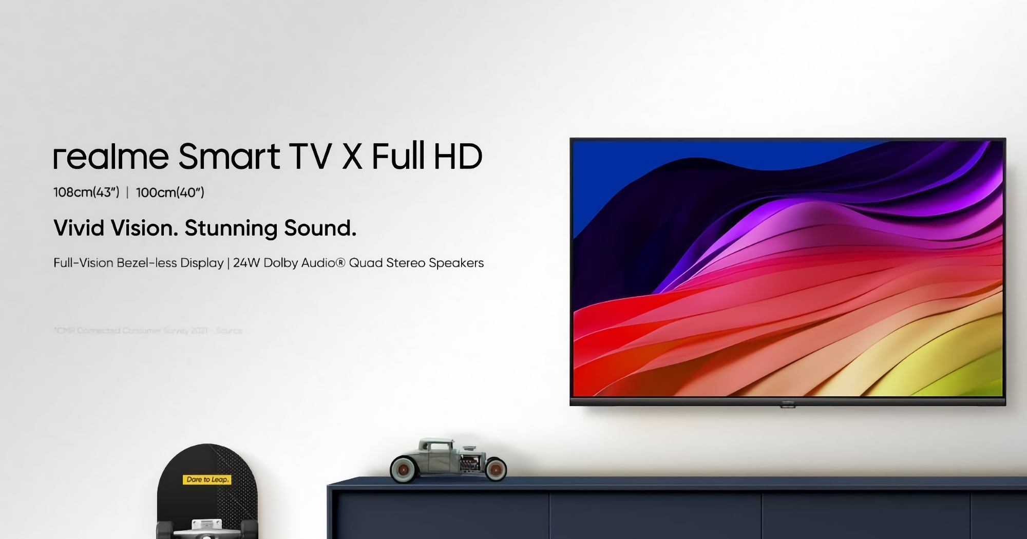 realme se prepara para lanzar una línea de televisores Smart TV X Full HD con pantallas de hasta 43″, chip MediaTek y parlantes de 24W realme se prepara para lanzar una línea de televisores Smart TV X Full HD con pantallas de hasta 43″, chip MediaTek y parlantes de 24W