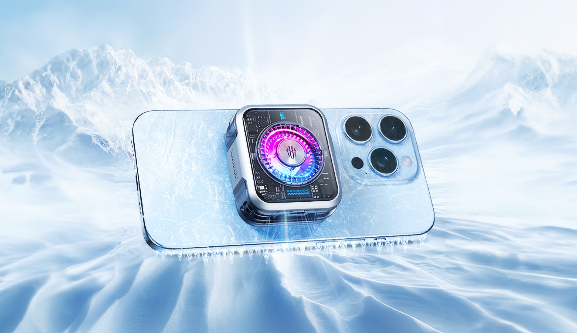 nubia presenta el Red Magic Cooler 5 Pro: un cooler para iPhone con soporte MagSafe e iluminación RGB