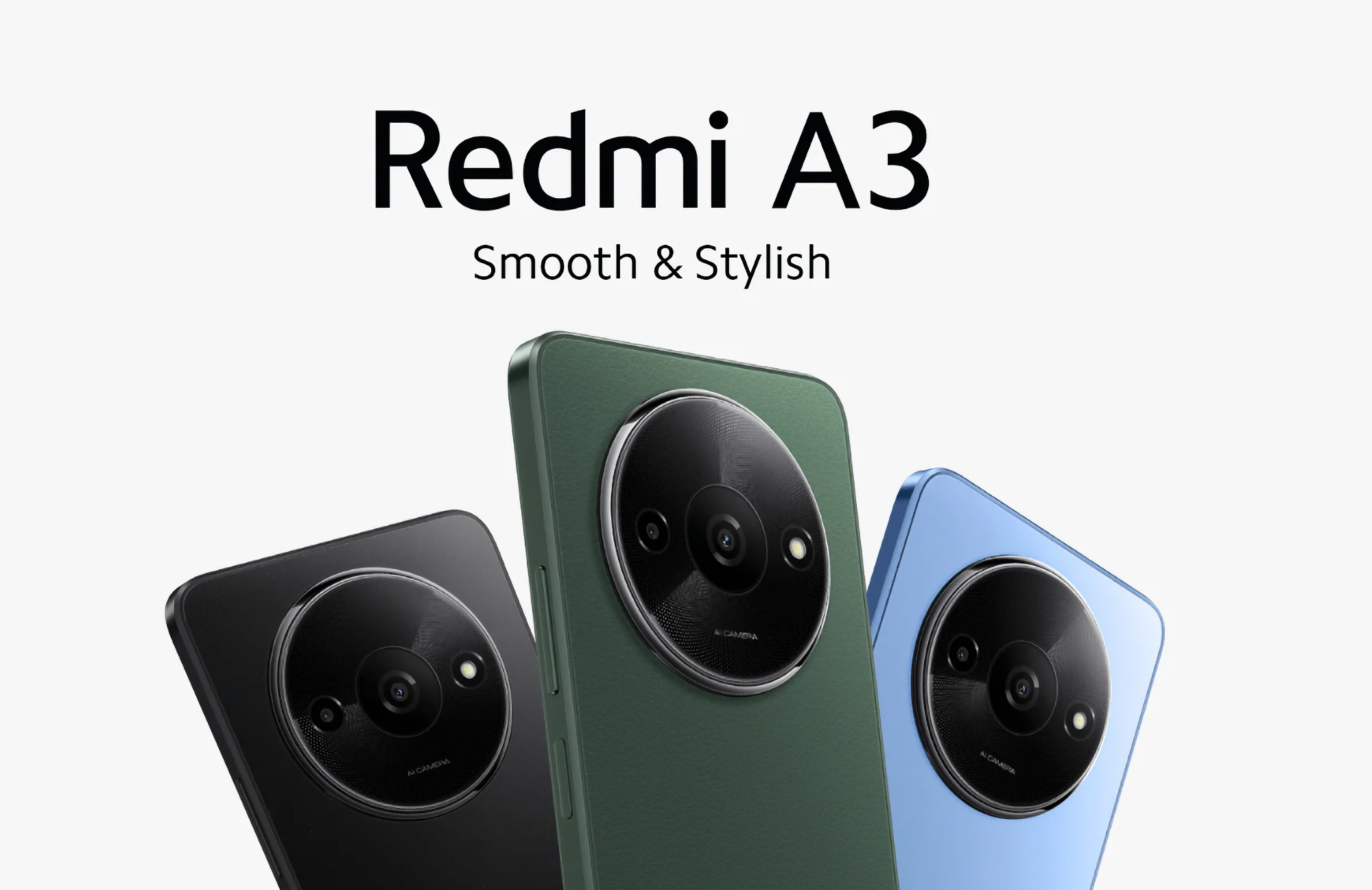 Redmi A3: pantalla de 90Hz, chip MediaTek Helio G36, doble cámara y batería de 5000mAh por 90€. Redmi A3: pantalla de 90Hz, chip MediaTek Helio G36, doble cámara y batería de 5000mAh por 90€.