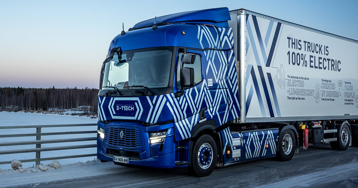 El camino hacia la logística verde: El Eco Diamante de Renault ya está en Finlandia Renault E-Tech Diamond Echo: una revolución en el mundo del transporte de mercancías