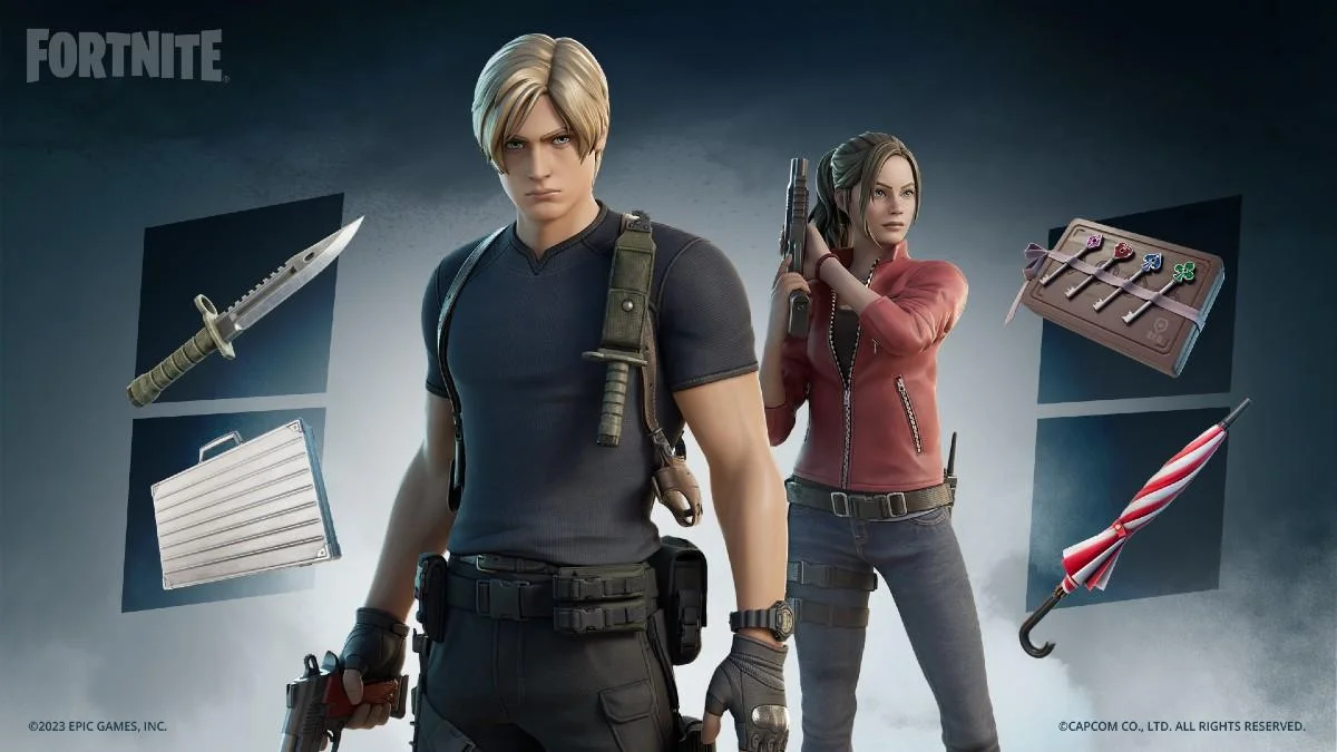 Leon Kennedy y Claire Redfield de Resident Evil llegan a Fortnite Leon Kennedy y Claire Redfield de Resident Evil llegan a Fortnite