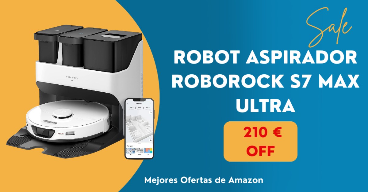 Robot Aspirador Roborock S7 MAX Ultra - ¡Descuento limitado de 210 €! Robot Aspirador Roborock S7 MAX Ultra - ¡Descuento limitado de 210 €!
