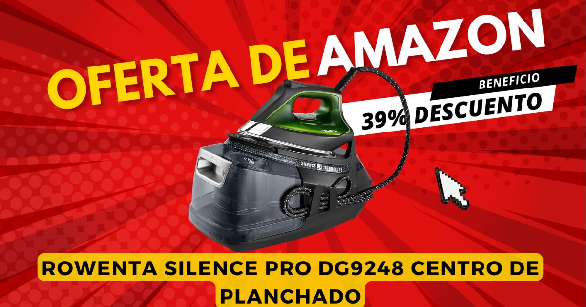 Rowenta Silence Pro DG9248 Centro de Planchado con 150€ de Descuento!No se pierda! Rowenta Silence Pro DG9248 Centro de Planchado con 150€ de Descuento!No se pierda!
