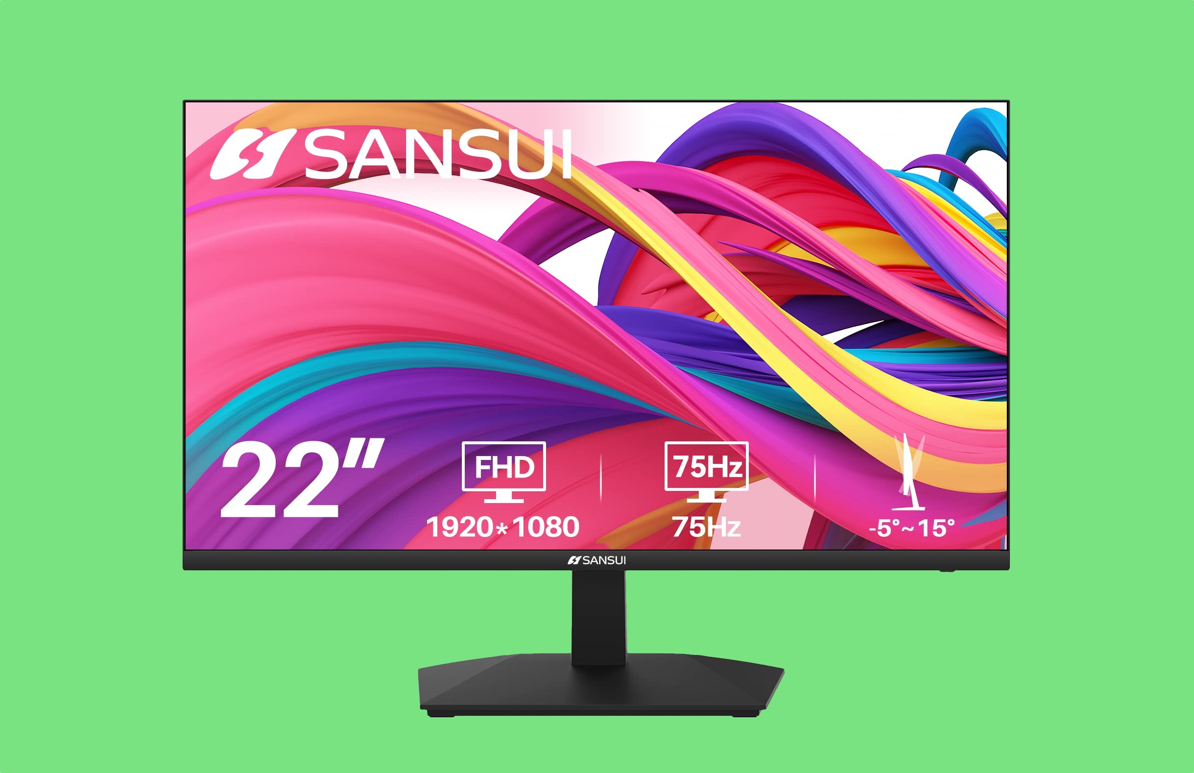 Amazon vende un monitor Sansui de 22 pulgadas, 1080p y 75 Hz por 75,98 dólares. Amazon vende un monitor Sansui de 22 pulgadas, 1080p y 75 Hz por 75,98 dólares.