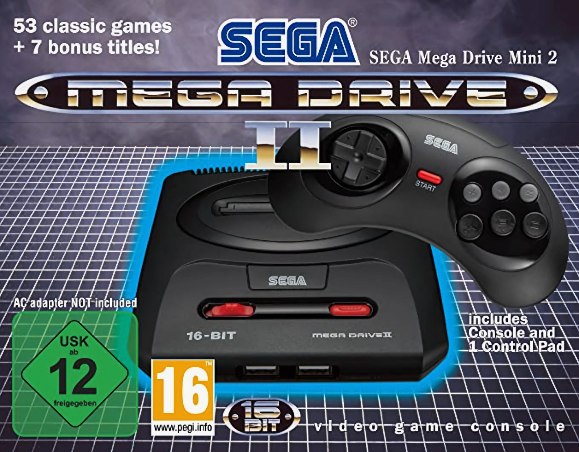 Retroconsola con 60 juegos de 16 bits preinstalados SEGA Mega Drive Mini 2 se presenta en Norteamérica y Europa Retroconsola con 60 juegos de 16 bits preinstalados SEGA Mega Drive Mini 2 se presenta en Norteamérica y Europa