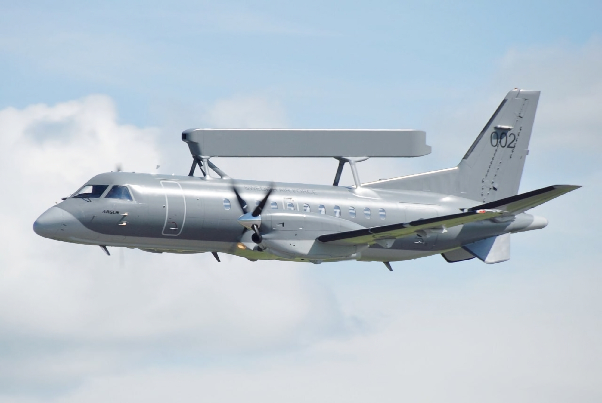 Suecia transferirá a Ucrania un avión de detección y control de radares de largo alcance Saab ASC 890 Suecia transferirá a Ucrania un avión de detección y control de radares de largo alcance Saab ASC 890