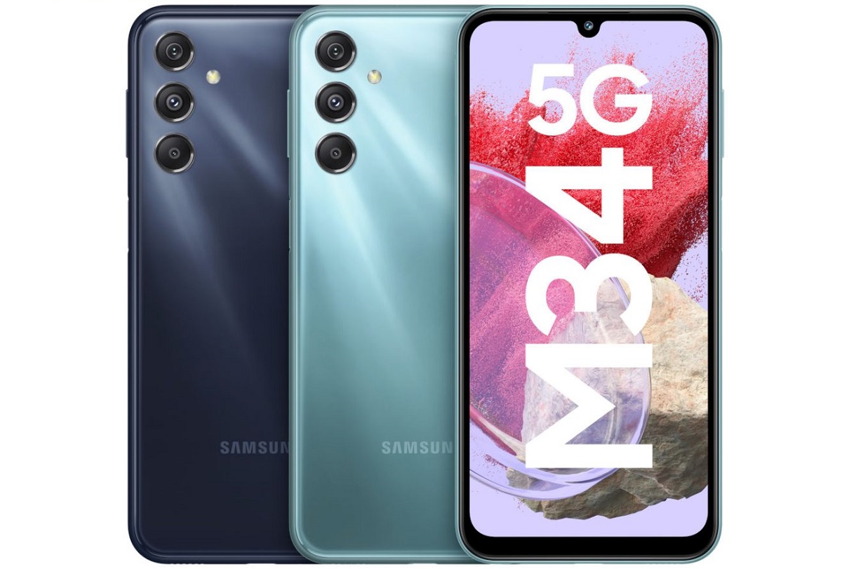 Samsung Galaxy M34 - Exynos 1280, pantalla AMOLED de 120 Hz, cámara de 50 MP con OIS y batería de 6000 mAh desde 200 dólares Samsung Galaxy M34 - Exynos 1280, pantalla AMOLED de 120 Hz, cámara de 50 MP con OIS y batería de 6000 mAh desde 200 dólares