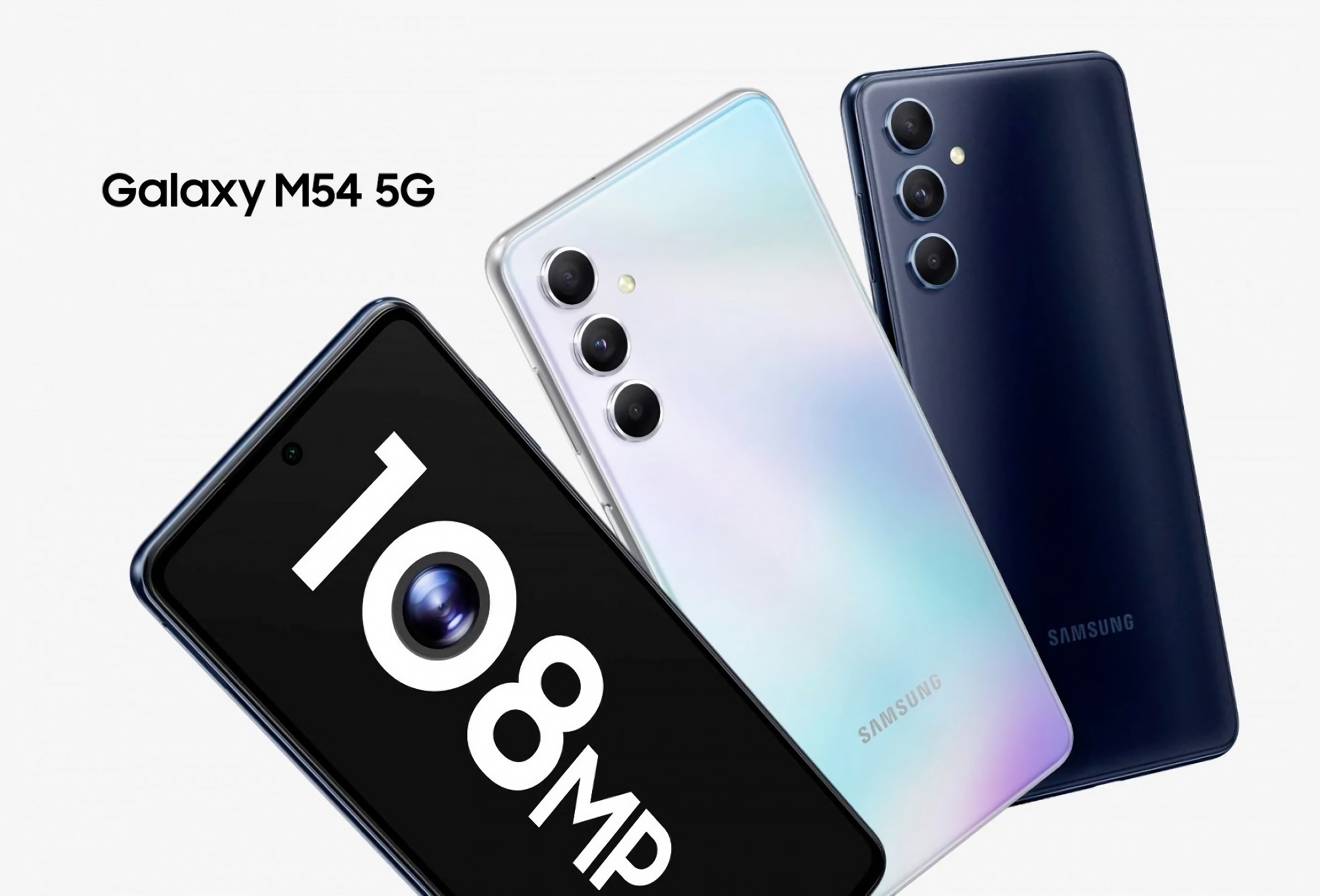 Samsung Galaxy M54 5G: pantalla AMOLED de 120 Hz, chip Exynos 1380, batería de 6000 mAh y cámara de 108 MP Samsung Galaxy M54 5G: pantalla AMOLED de 120 Hz, chip Exynos 1380, batería de 6000 mAh y cámara de 108 MP