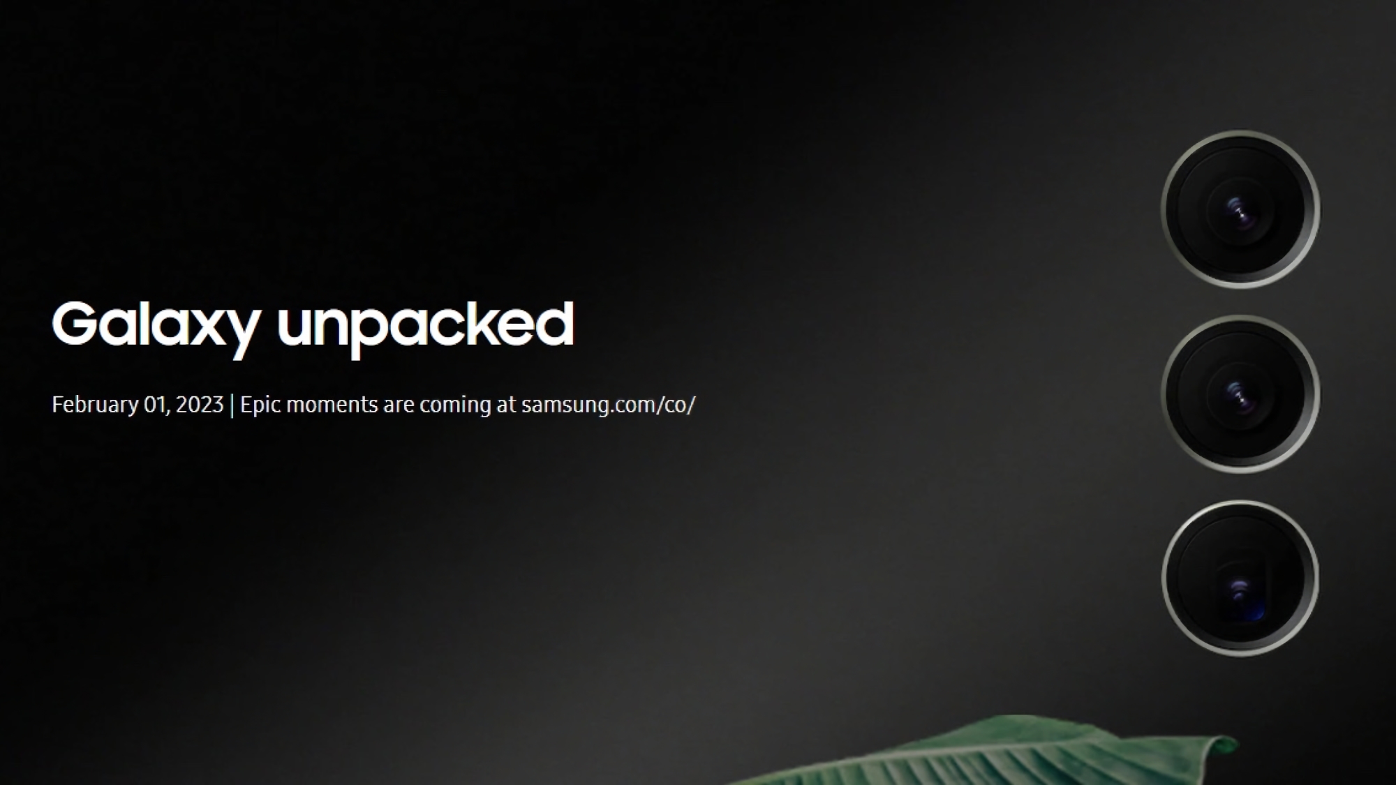 Samsung ha confirmado que los buques insignia Galaxy S23, Galaxy S23+ y Galaxy S23 Ultra se darán a conocer en la presentación Galaxy Unpacked el 1 de febrero Samsung ha confirmado que los buques insignia Galaxy S23, Galaxy S23+ y Galaxy S23 Ultra se darán a conocer en la presentación Galaxy Unpacked el 1 de febrero