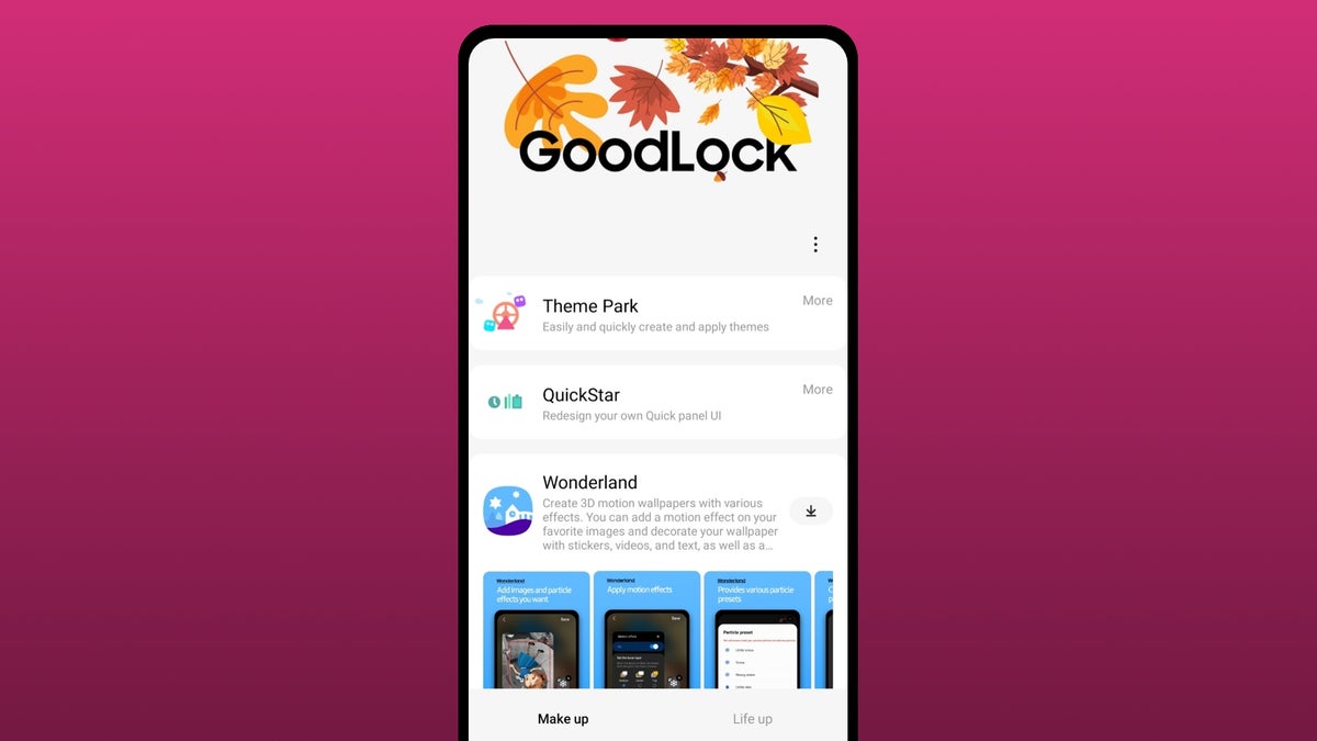 El desplazamiento vertical de la lista de aplicaciones aparecerá en One UI 6.1.1 con la actualización Good Lock El desplazamiento vertical de la lista de aplicaciones aparecerá en One UI 6.1.1 con la actualización Good Lock