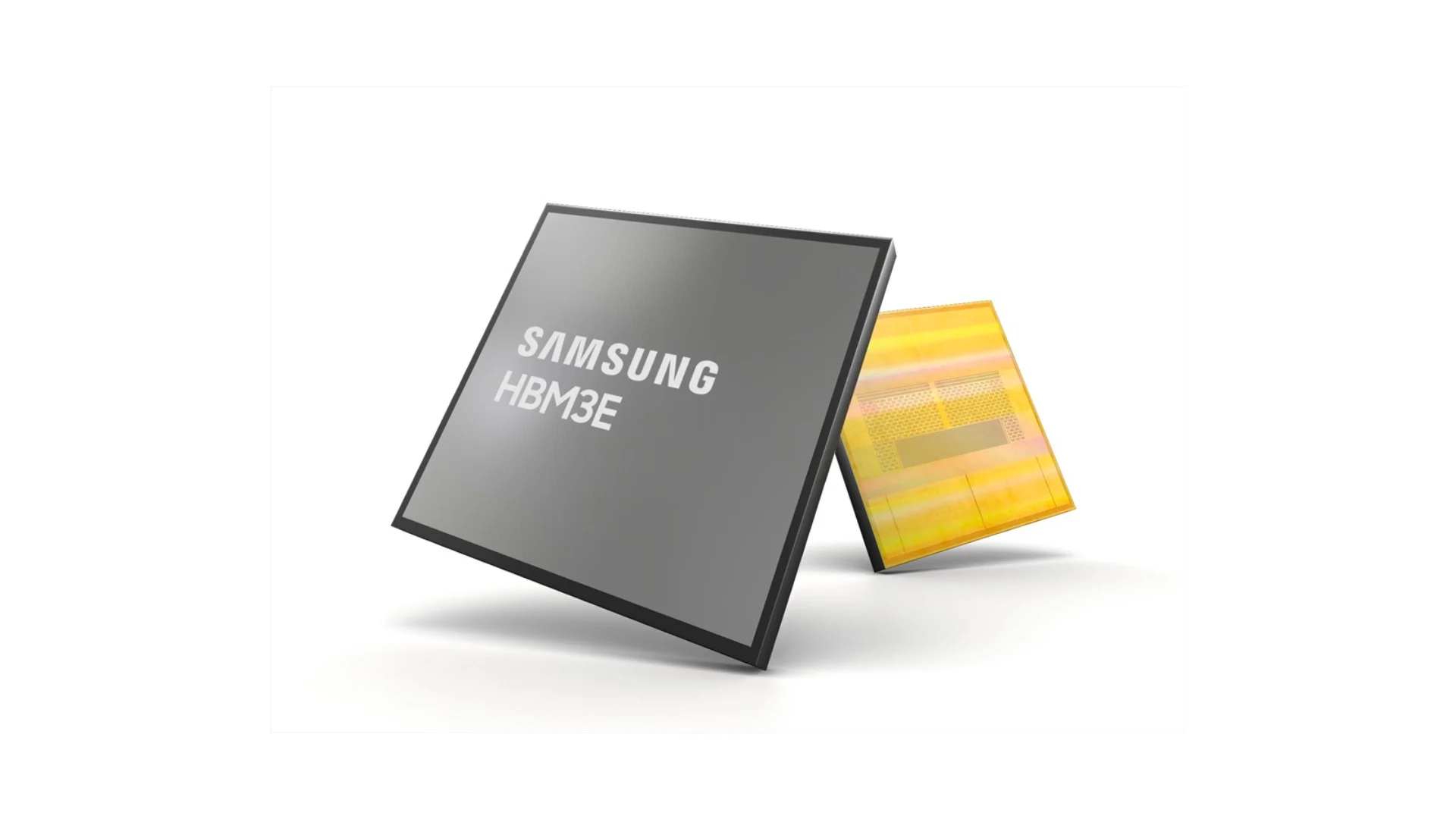 Una primera mirada a la tecnología de vanguardia: chip conceptual HBM3E de Samsung Samsung presenta el concepto del innovador chip HBM3E