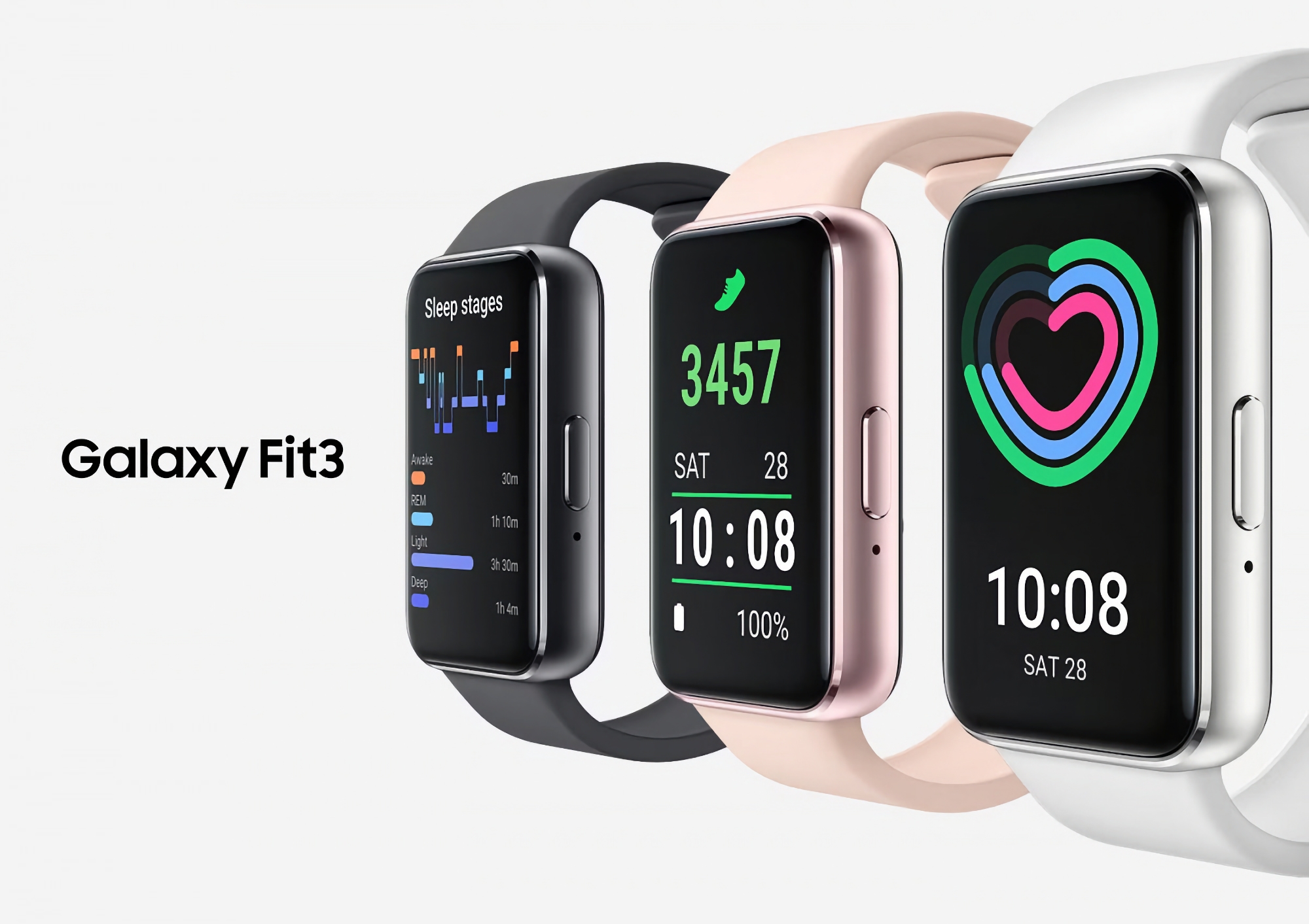 Pantalla AMOLED de 1,6 pulgadas, protección IP68 y hasta 13 días de autonomía: las especificaciones detalladas del Samsung Galaxy Fit 3 han aparecido en Internet Pantalla AMOLED de 1,6 pulgadas, protección IP68 y hasta 13 días de autonomía: las especificaciones detalladas del Samsung Galaxy Fit 3 han aparecido en Internet