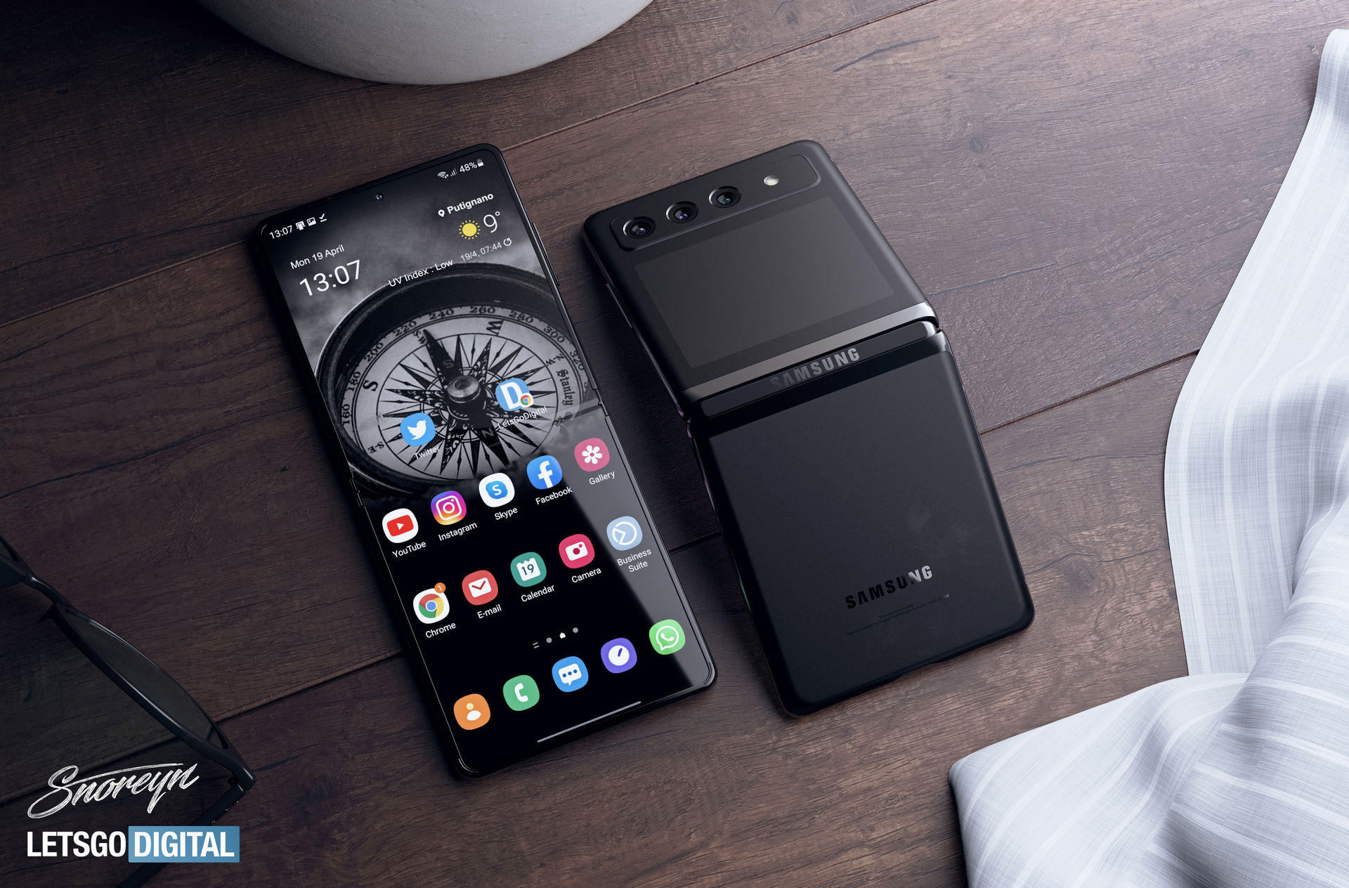 Rumor: el Samsung Galaxy Z Flip 4 "concha" recibirá una pantalla externa ampliada Rumor: el Samsung Galaxy Z Flip 4 "concha" recibirá una pantalla externa ampliada