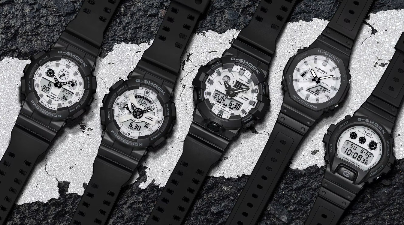Casio presenta la nueva colección Black and White con modelos G-SHOCK actualizados Casio presenta la nueva colección Black and White con modelos G-SHOCK actualizados