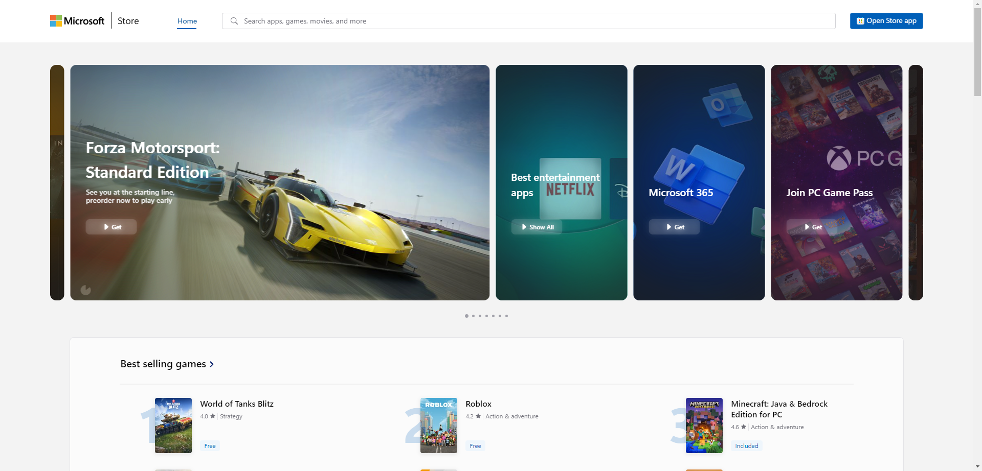 Microsoft lanza una versión web actualizada de Microsoft Store Microsoft lanza una versión web actualizada de Microsoft Store