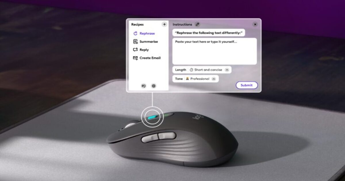 Una nueva forma de interactuar: Logitech introduce ChatGPT en sus ratones y teclados