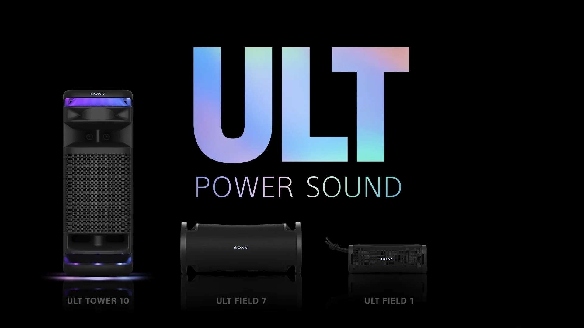 Sony presenta los nuevos altavoces Bluetooth ULT Power Series: ULT Field 1, ULT Field 7 y ULT Tower 10 Sony presenta los nuevos altavoces Bluetooth ULT Power Series: ULT Field 1, ULT Field 7 y ULT Tower 10
