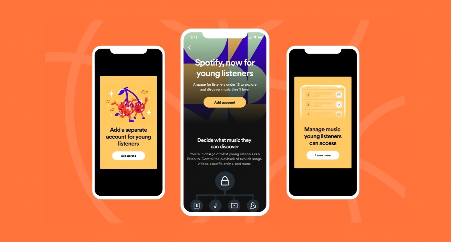 La nueva funcionalidad Spotify Premium Family permite a los niños explorar contenidos musicales de forma segura bajo la supervisión de sus padres. La nueva funcionalidad Spotify Premium Family permite a los niños explorar contenidos musicales de forma segura bajo la supervisión de sus padres.