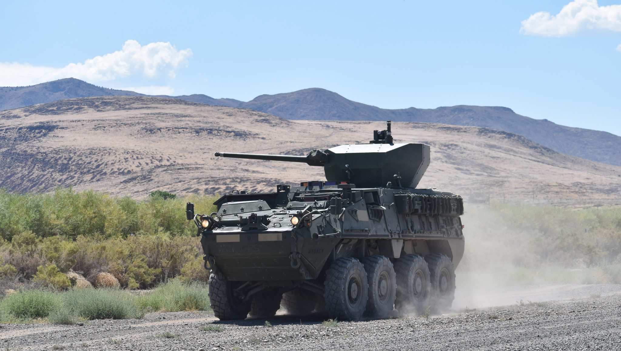 Estados Unidos recibe el primer lote de nuevos vehículos blindados de transporte de personal Stryker con módulo Samson, fabricados por la empresa israelí Rafael Estados Unidos recibe el primer lote de nuevos vehículos blindados de transporte de personal Stryker con módulo Samson, fabricados por la empresa israelí Rafael