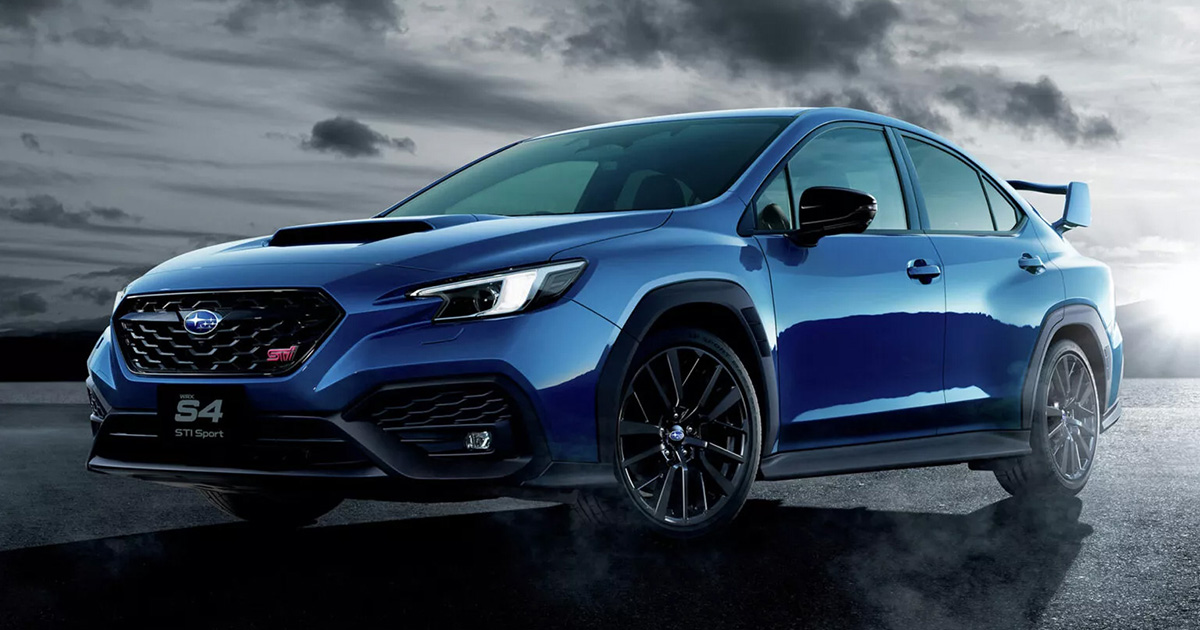 Subaru presenta el WRX S4 STI Sport R-Black: Una maravilla de edición limitada