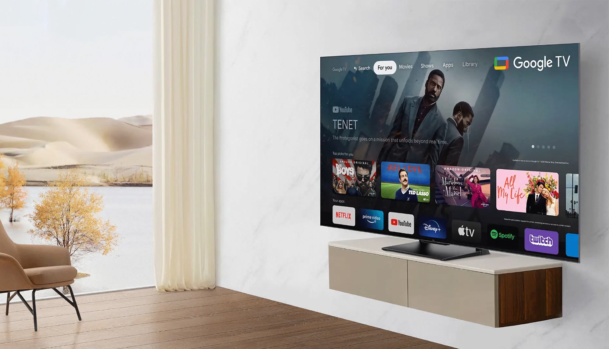 TCL C74 QLED TV: una gama de televisores inteligentes con pantallas QLED de hasta 75 pulgadas y Google TV a bordo, con un precio a partir de 799 €. TCL C74 QLED TV: una gama de televisores inteligentes con pantallas QLED de hasta 75 pulgadas y Google TV a bordo, con un precio a partir de 799 €.