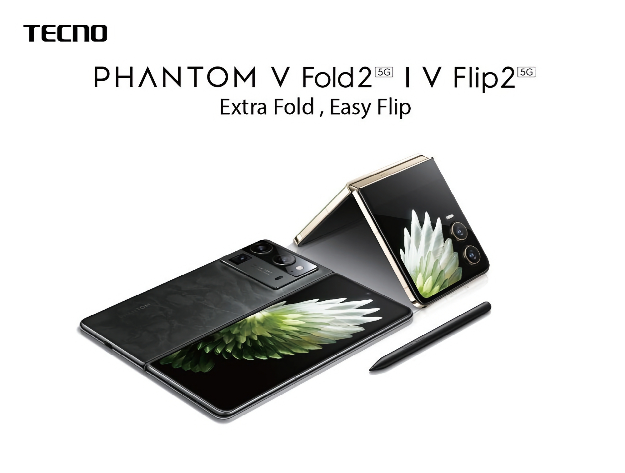 Insider muestra cómo serán los smartphones plegables TECNO Phantom V Fold 2 y TECNO V Flip 2 Insider muestra cómo serán los smartphones plegables TECNO Phantom V Fold 2 y TECNO V Flip 2